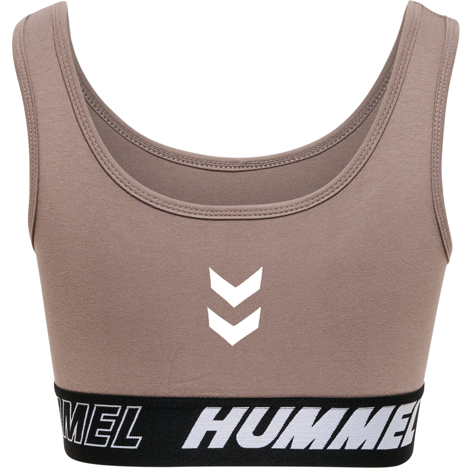 hmlTE MAJA 2-PACK COTTON SPORTS TOP, BLACK/DRIFTWOOD, packshot