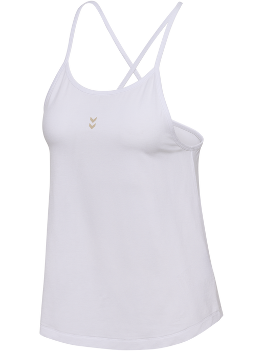 hmlYOGA SOFT W STRAP TOP, WHITE, packshot