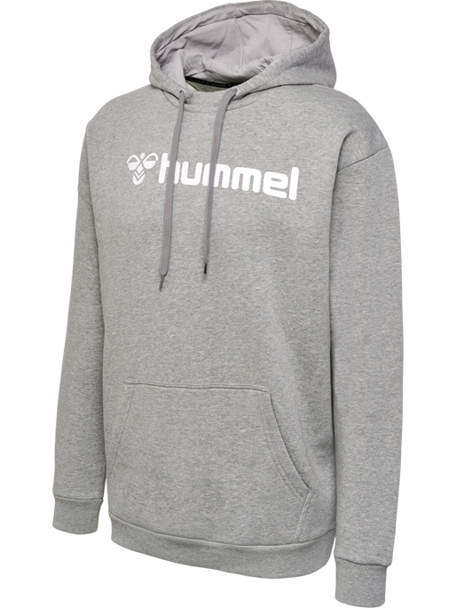 hmlMOVER COTTON HOODIE, GREY MELANGE hmlMOVER COTTON HOODIE, GREY MELANGE, packshot