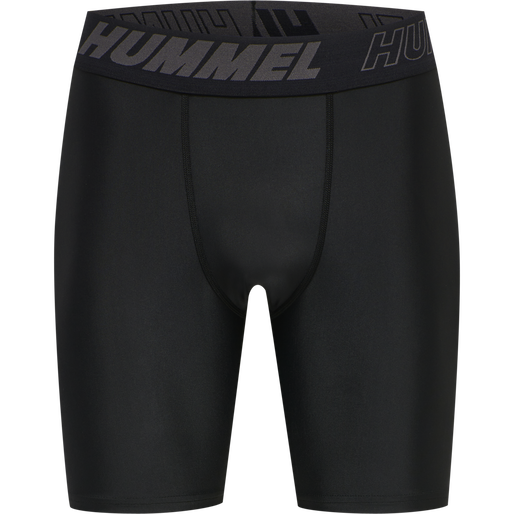 hmlTE TOPAZ 2-PACK TIGHT SHORTS, BLACK/BLACK, packshot