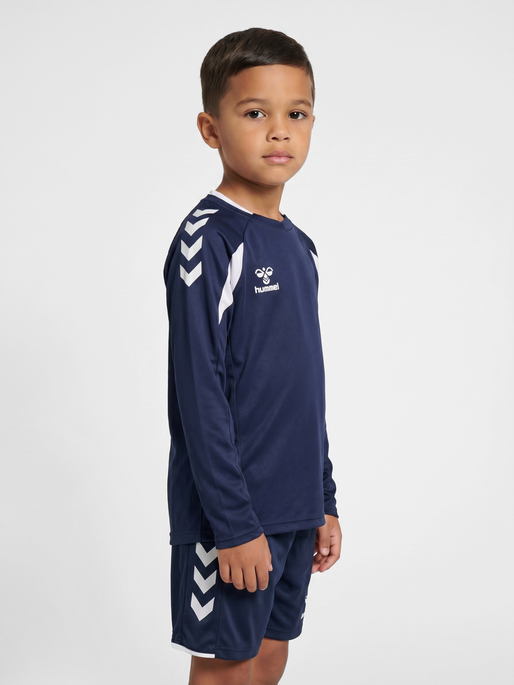 hmlCORE 2.0 JERSEY L/S KIDS, MARINE/WHITE, model