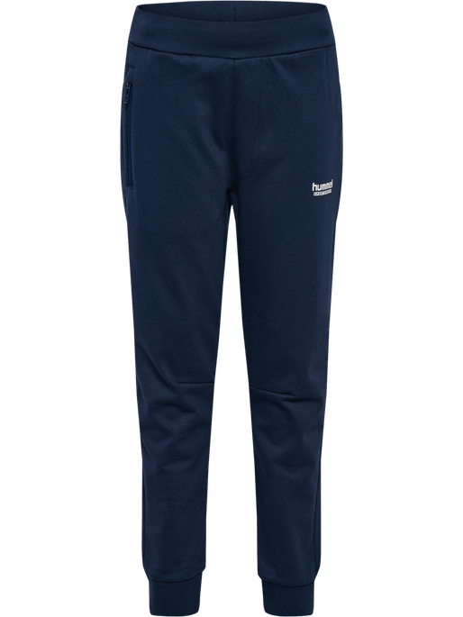 hmlJR REGULAR ADJ WAIST PANTS, DRESS BLUES, packshot