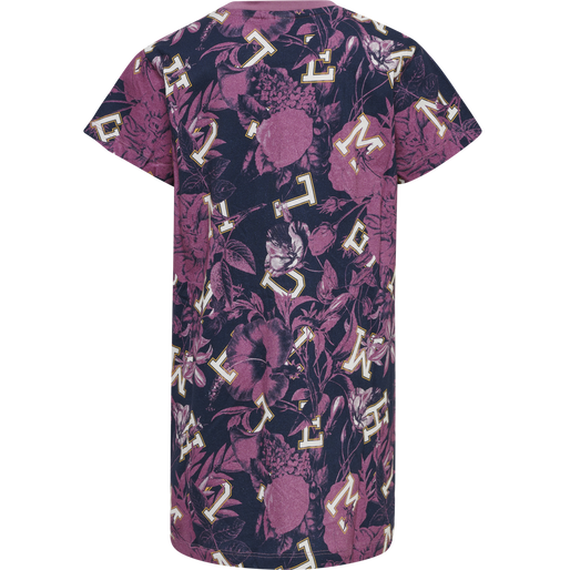 hmlDRAMA T-SHIRT DRESS S/S, BORDEAUX, packshot