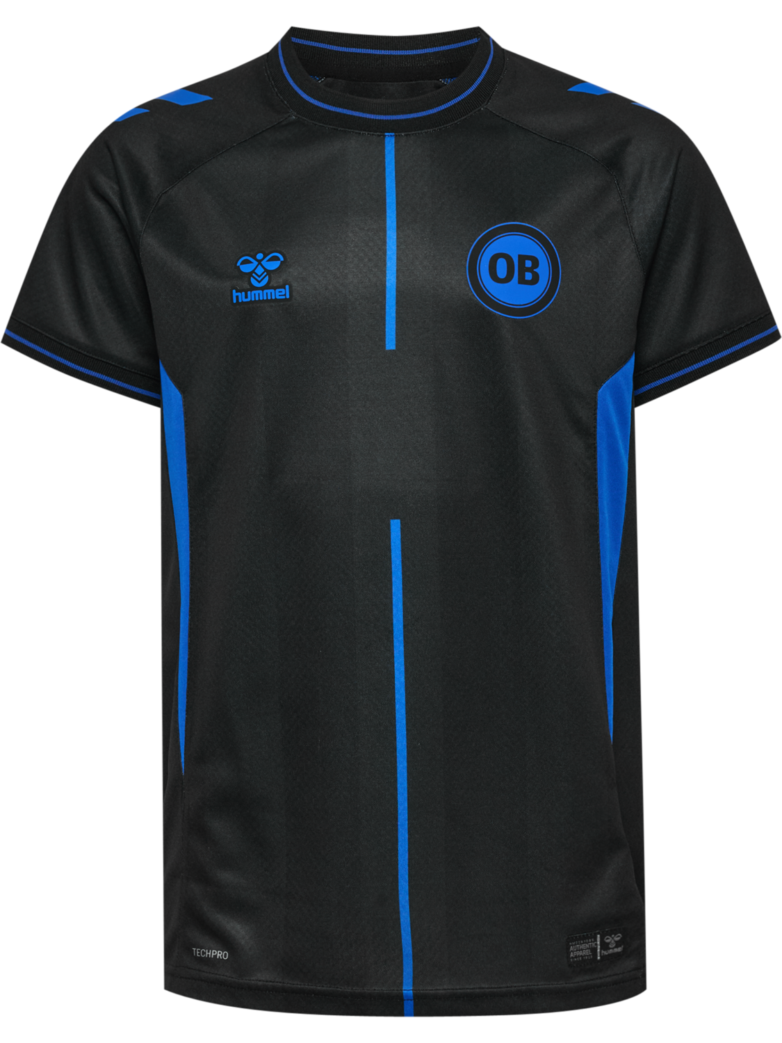 OB 26/27 AWAY JERSEY S/S KIDS, BLACK/ASPHALT, packshot