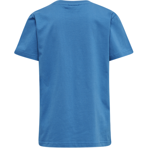 hmlTRES T-SHIRT S/S, VALLARTA BLUE, packshot