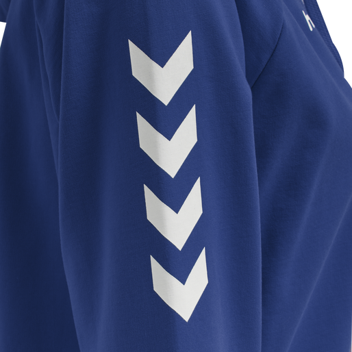 HMLGO COTTON HOODIE WOMAN, TRUE BLUE, packshot