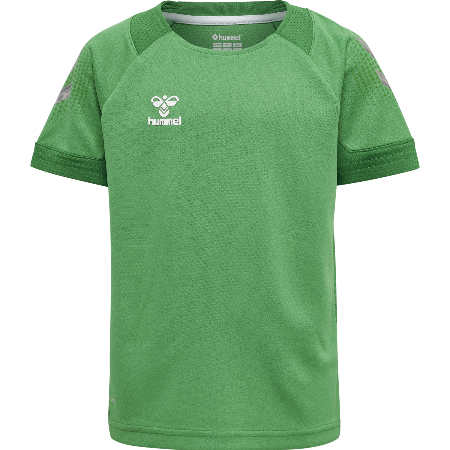 hmlLEAD S/S POLY JERSEY KIDS, JELLY BEAN, packshot