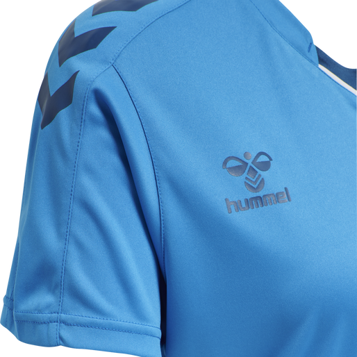hmlCORE XK POLY JERSEY S/S WOMAN, BLUE DANUBE, packshot