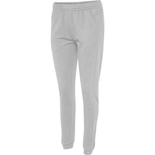 hmlGO COTTON PANT WOMAN, GREY MELANGE hmlGO COTTON PANT WOMAN, GREY MELANGE, packshot