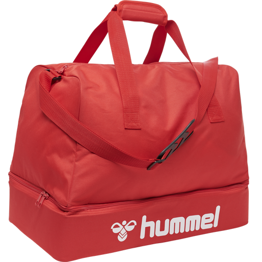 CORE FOOTBALL BAG, TRUE RED, packshot