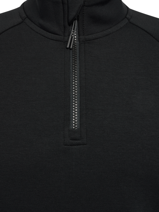 hmlTECH FLEECE HALFZIP, BLACK hmlTECH FLEECE HALFZIP, BLACK, packshot