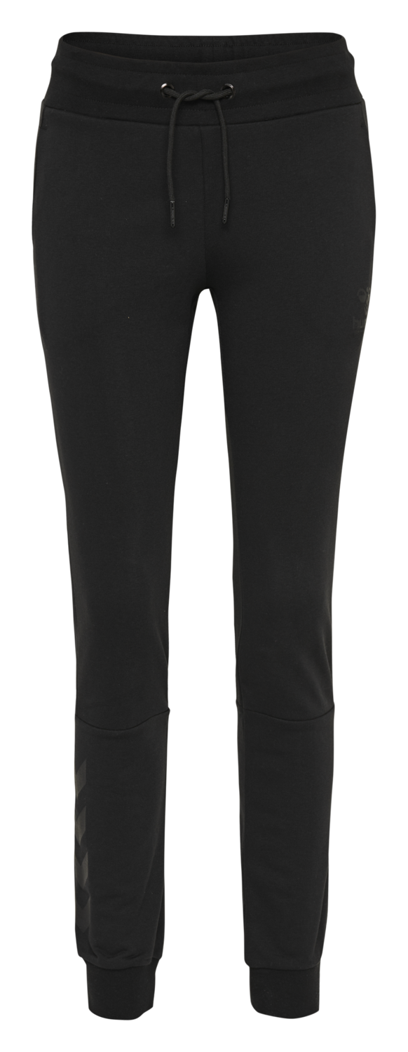 hmlNONI REGULAR PANTS, BLACK, packshot