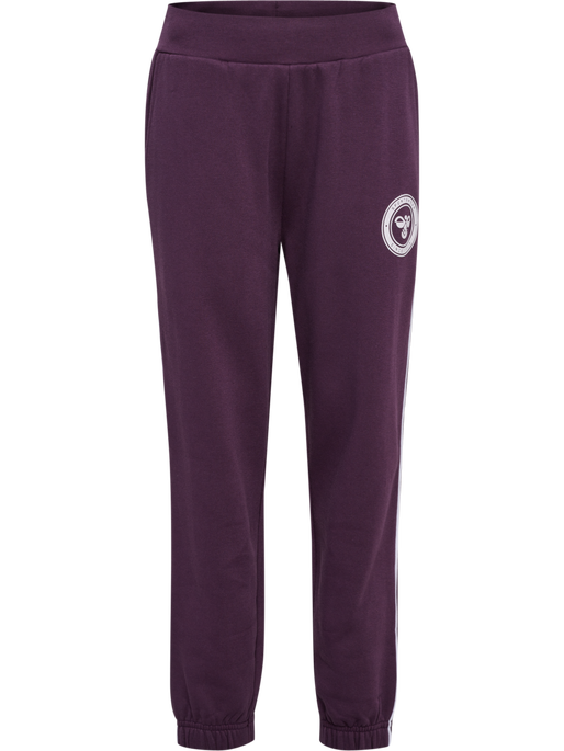 hmlSELMA ADJUSTABLE WAIST PANTS, PLUM PERFECT, packshot