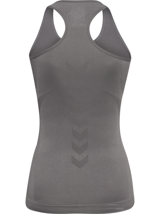 hmlTIF SEAMLESS TOP, CHARCOAL GRAY hmlTIF SEAMLESS TOP, CHARCOAL GRAY, packshot