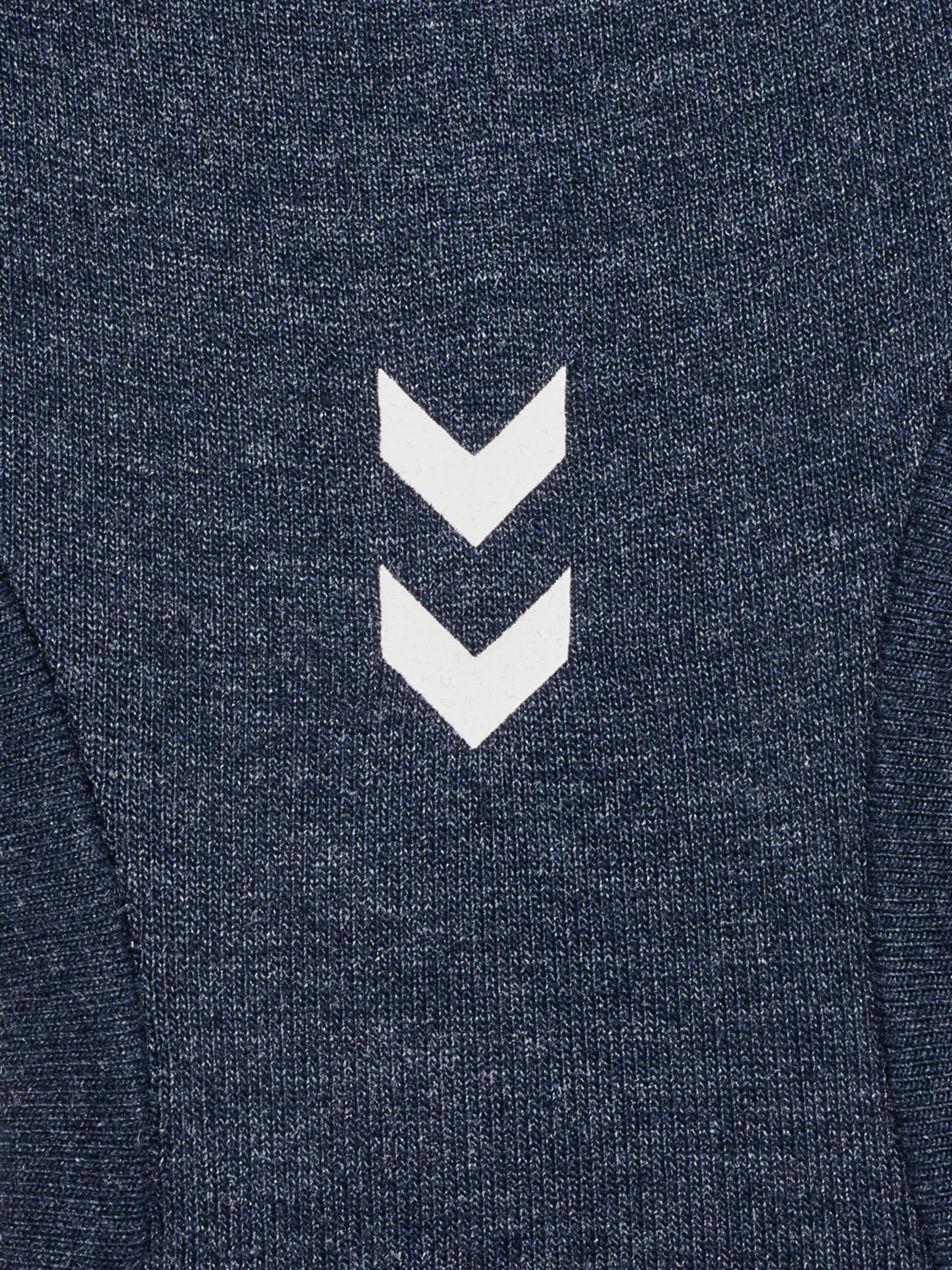 hmlPULSE LOGO LIGHT SUPPORT BRA, DRESS BLUE MELANGE, packshot