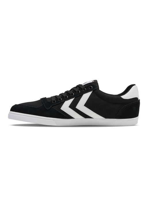 HUMMEL SLIMMER STADIL LOW, BLACK/ WHITE KH, packshot