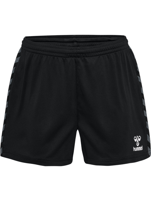 hmlAUTHENTIC PL SHORTS WOMAN, BLACK, packshot
