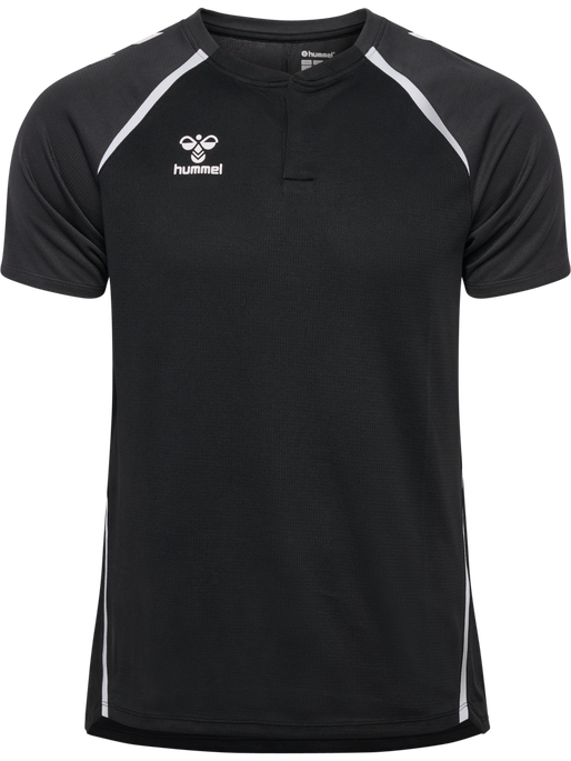 hmlLEAD 2.0 POLO, BLACK/ASPHALT, packshot
