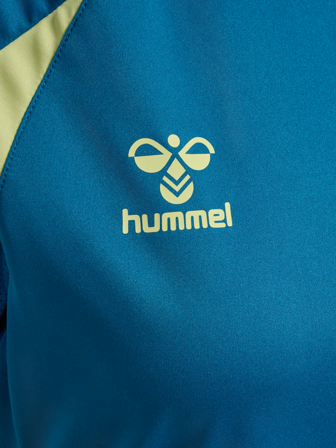 hmlCORE 2.0 JERSEY S/S WOMAN, CELESTIAL/PALE LIME YELLOW, packshot