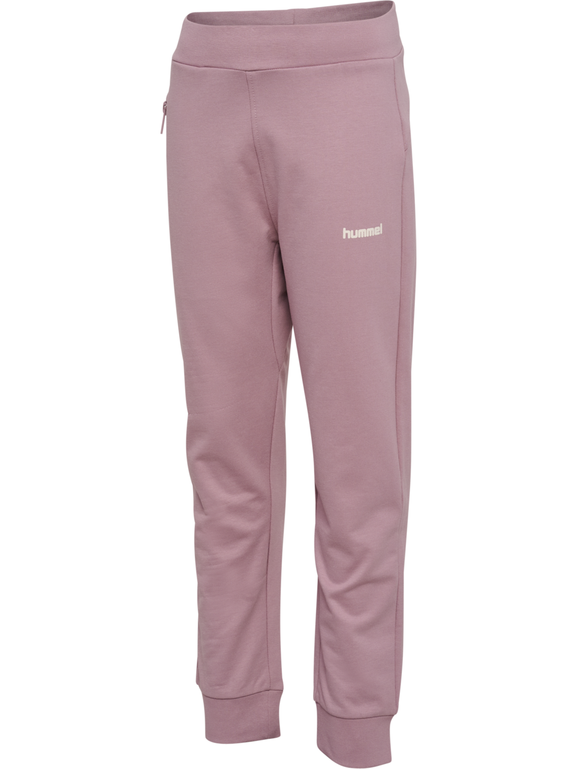 hmlJR REGULAR ADJ WAIST PANTS, SEA FOG, packshot
