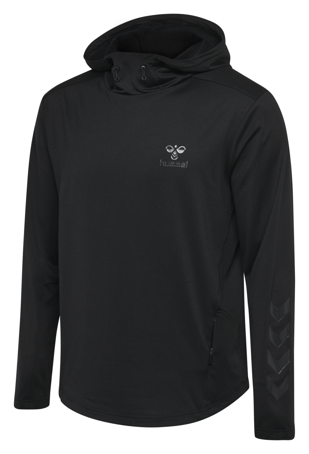 hmlASTON HOODIE, BLACK, packshot