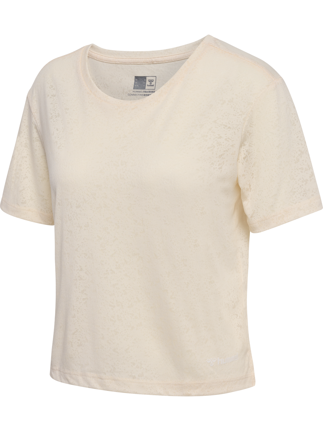 hmlMT LIGHT BURNOUT T-SHIRT, WHITECAP GRAY, packshot