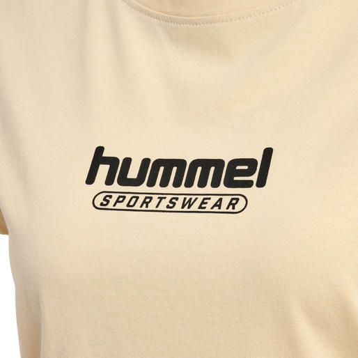 hmlBOOSTER WOMAN T-SHIRT, WOOD ASH, packshot
