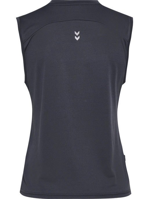hmlPULSE WORKOUT W TANKTOP, EBONY, packshot