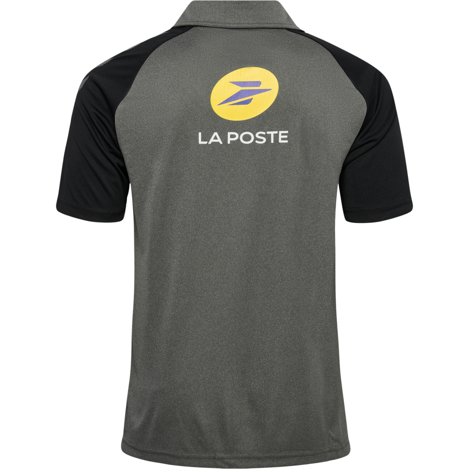 FFHB REFEREE JERSEY S/S, GREY MELANGE WO. FRONT SPONSOR, packshot