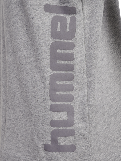 hmlPRINT T-SHIRT S/S, GREY MELANGE hmlPRINT T-SHIRT S/S, GREY MELANGE, packshot