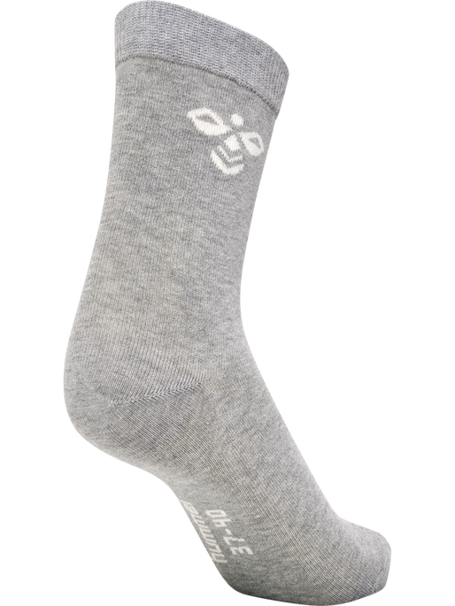 SUTTON 3-PACK SOCK, GREY MELANGE SUTTON 3-PACK SOCK, GREY MELANGE, packshot