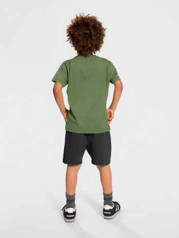 hmlPLAG SHORTS SET, OIL GREEN, model