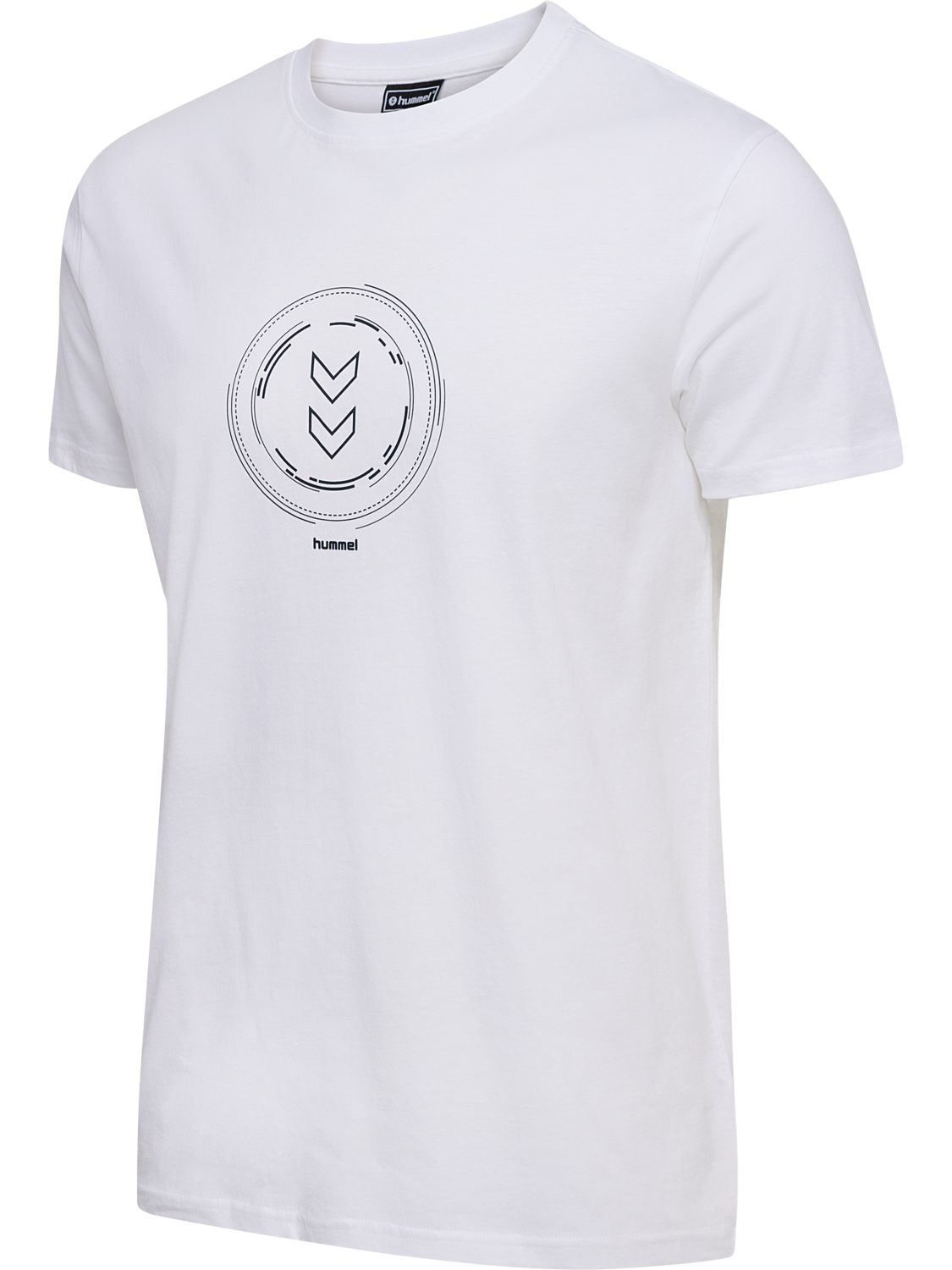 hmlACTIVE CIRCLE CO TEE S/S, WHITE, packshot