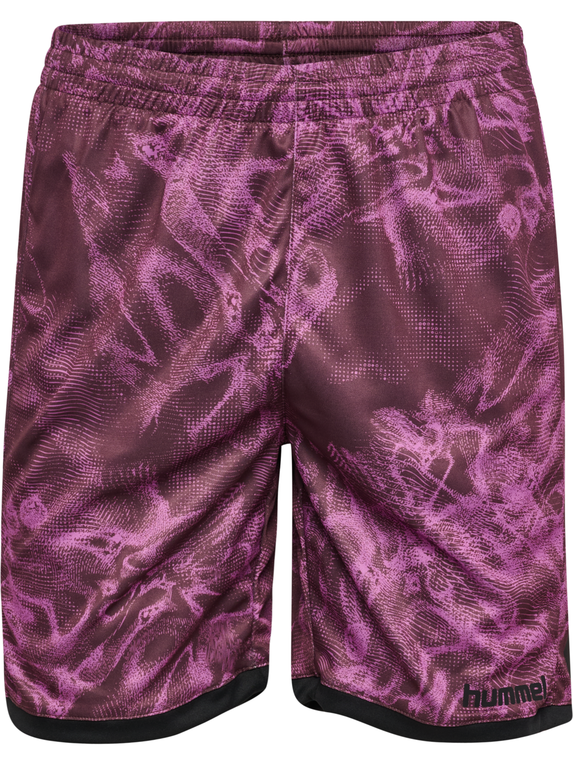 hmlBLAZE CLUB26 GRAPHIC SHORTS KIDS, LIATRIS/HUCKLEBERRY, packshot