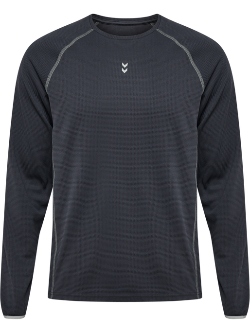 hmlPULSE PERFORMANCE MIDLAYER, EBONY, packshot