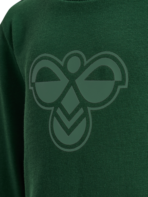 hmlMINI JERSEY CREWSUIT BEE, DARK GREEN, packshot