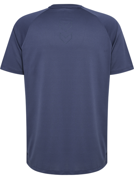 hmlCOURT LIGHT WEIGHT T-SHIRT, BLUE INDIGO hmlCOURT LIGHT WEIGHT T-SHIRT, BLUE INDIGO, packshot
