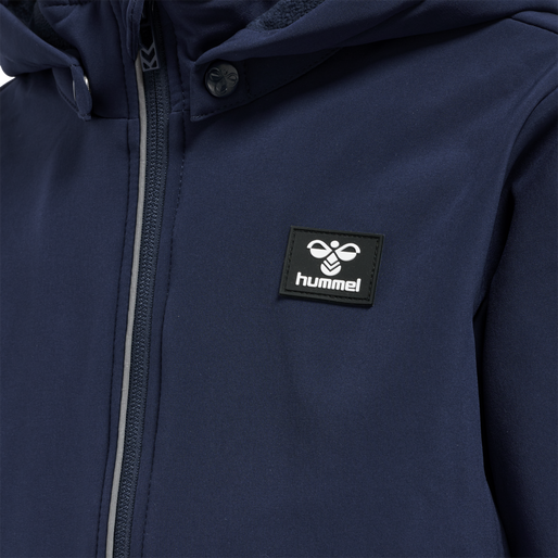 hmlMARS SOFTSHELL JACKET, BLACK IRIS hmlMARS SOFTSHELL JACKET, BLACK IRIS, packshot
