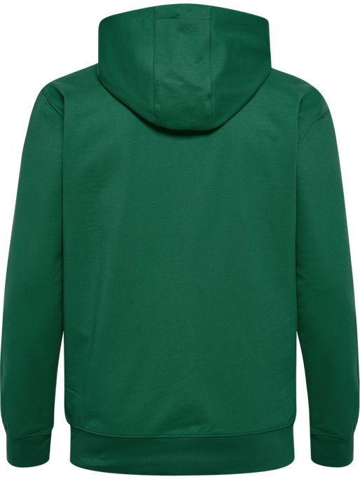 hmlGO 2.0 ZIP HOODIE, EVERGREEN, packshot