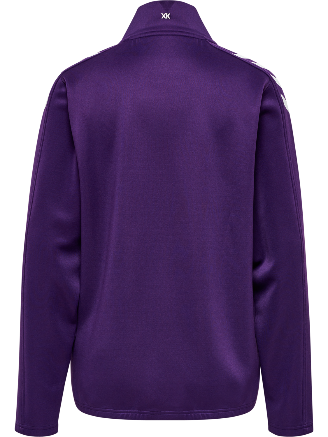 hmlCORE XK HALF ZIP SWEAT WOMAN, ACAI/WHITE, packshot