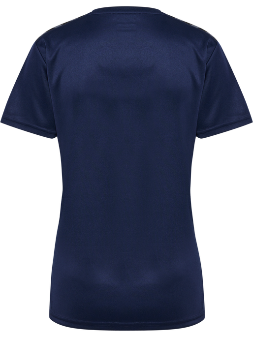 hmlAUTHENTIC PL JERSEY S/S WOMAN, MARINE, packshot