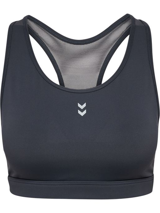 hmlPULSE MEDIUM SUPPORT BRA, EBONY, packshot