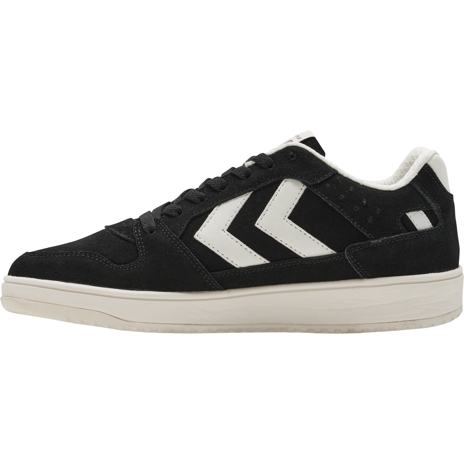 ST. POWER PLAY SUEDE, BLACK/WHITE, packshot