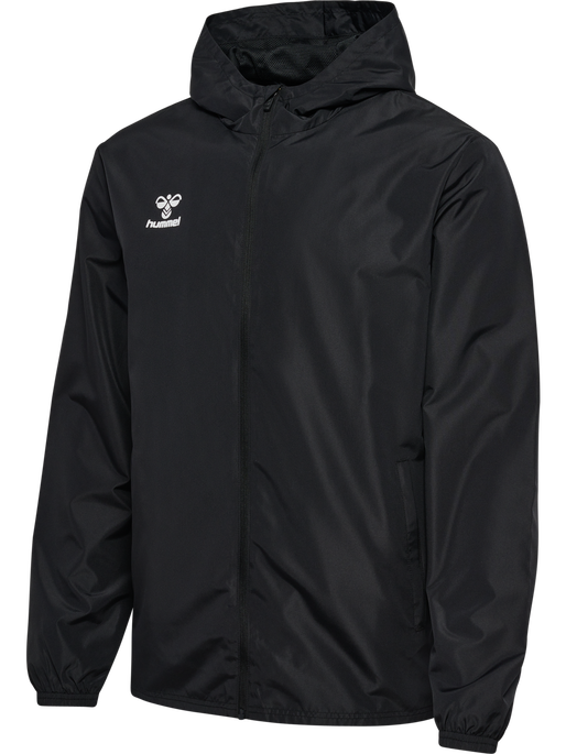 hmlESSENTIAL AW JACKET, BLACK, packshot