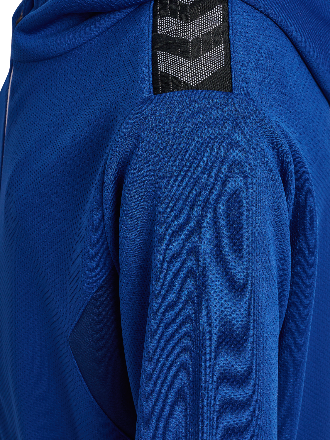 hmlAUTHENTIC PL ZIP HOODIE KIDS, TRUE BLUE, packshot