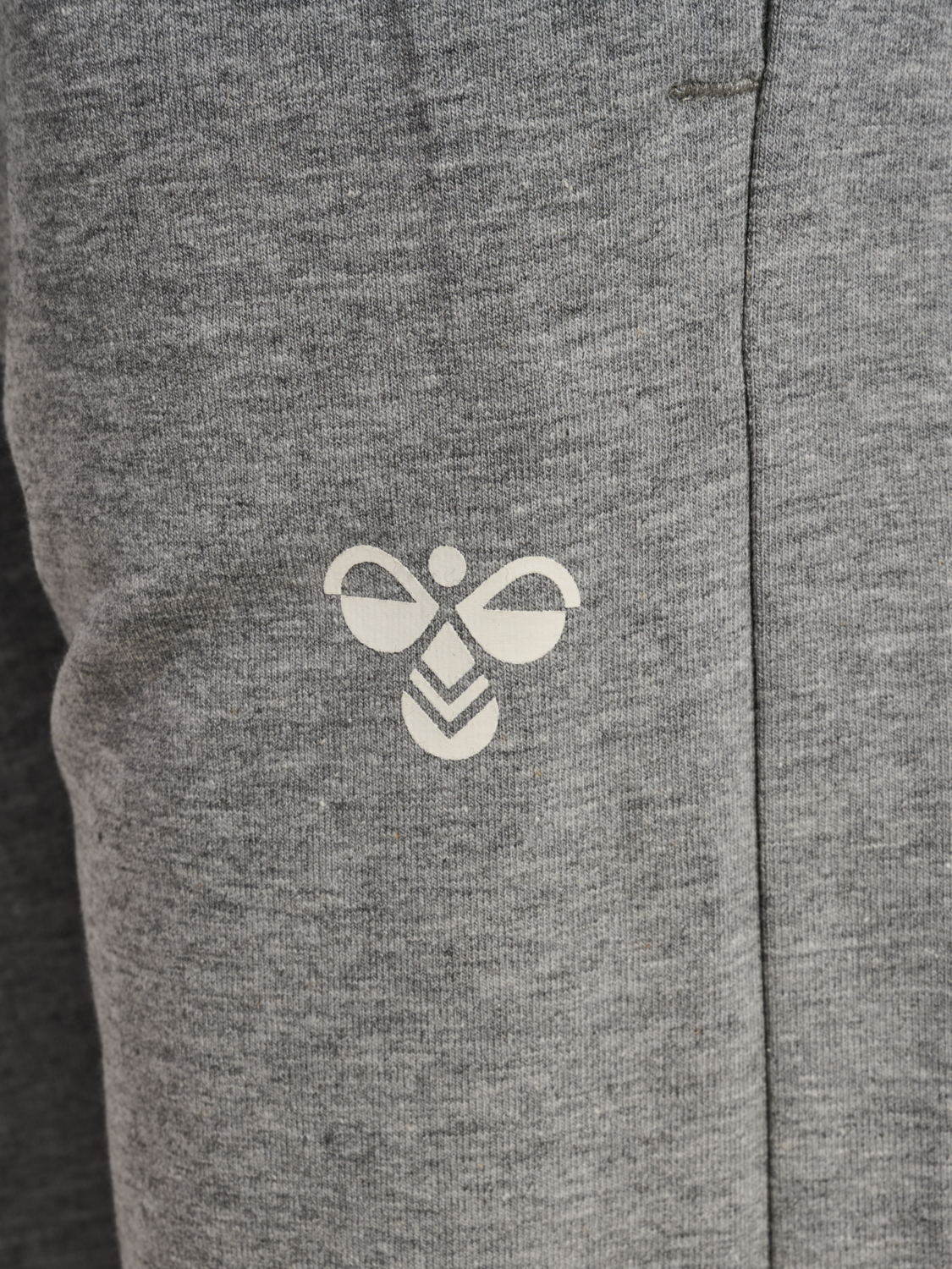 hmlJR REG TUKAS PANTS, GREY MELANGE, packshot