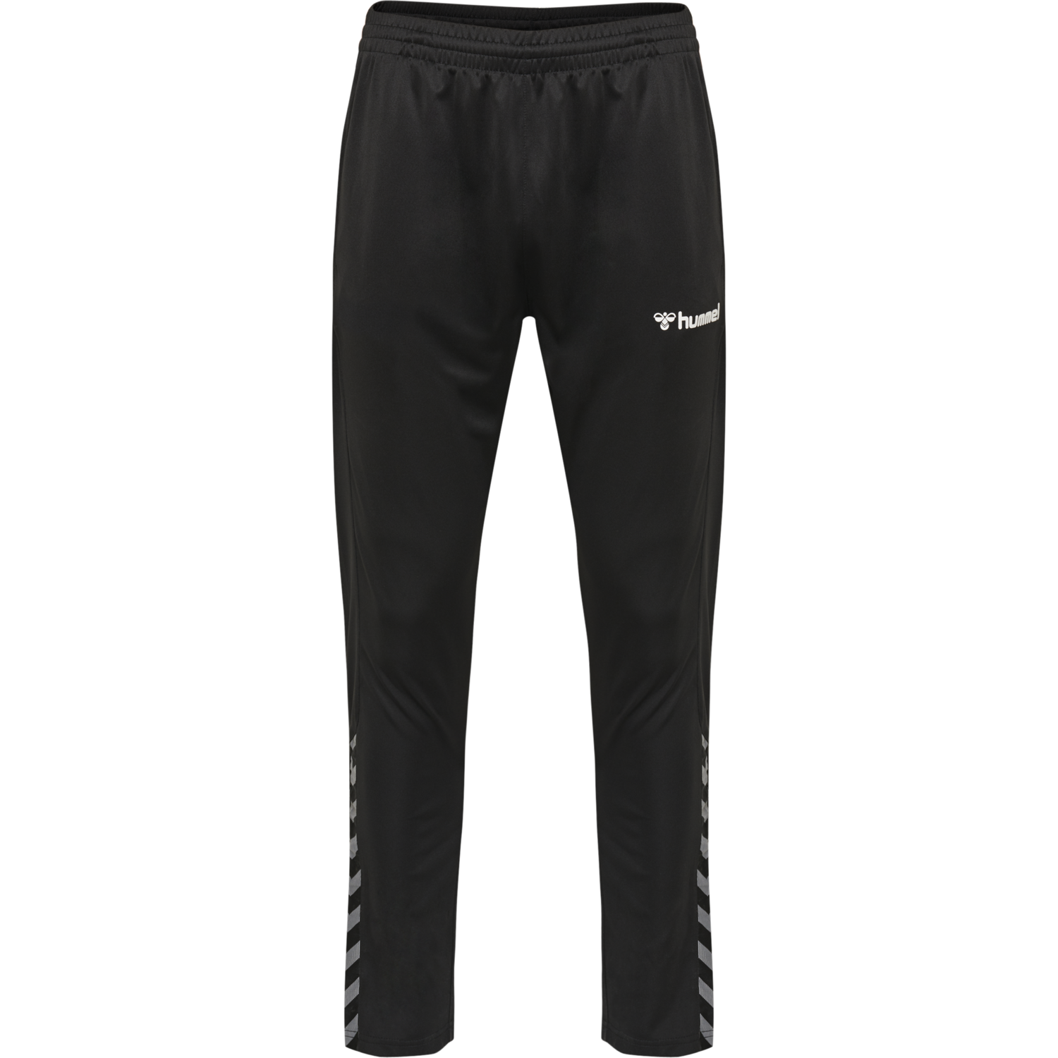 hmlAUTHENTIC KIDS POLY PANT, BLACK/WHITE, packshot