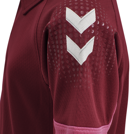 hmlLEAD FUNCTIONAL KIDS POLO, BIKING RED hmlLEAD FUNCTIONAL KIDS POLO, BIKING RED, packshot