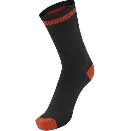 ELITE INDOOR SOCK LOW, BLACK, packshot