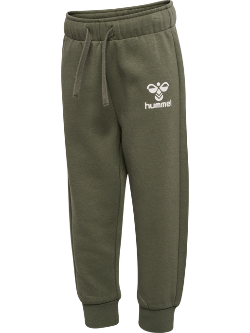 hmlHUMMING CREWSUIT, DUSTY OLIVE, packshot